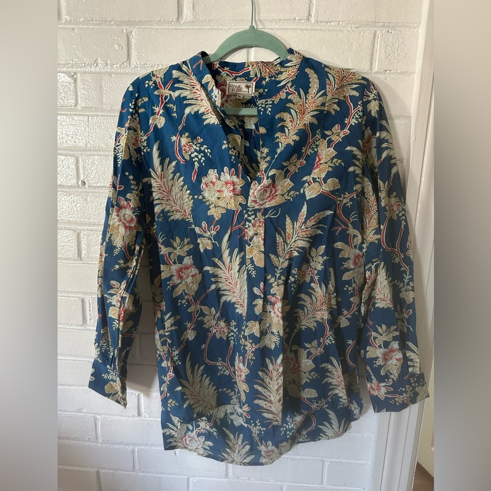 Mille printed blouse. Size M. Great condition